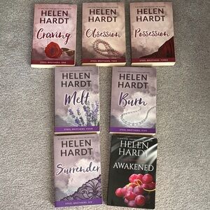7 Helen Hardt Steel Brothers Series Paperback Lot
